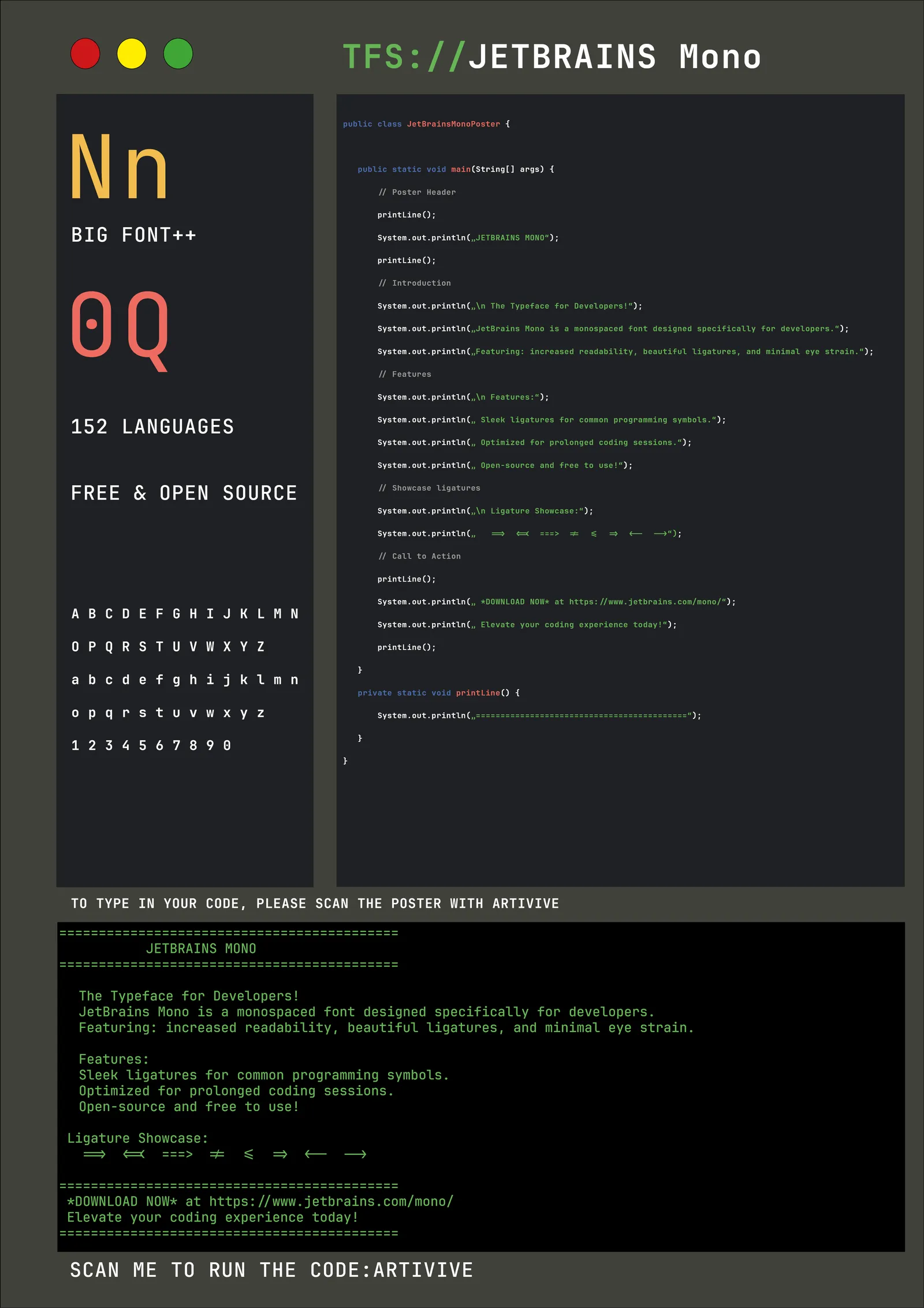 Typeface Specimen